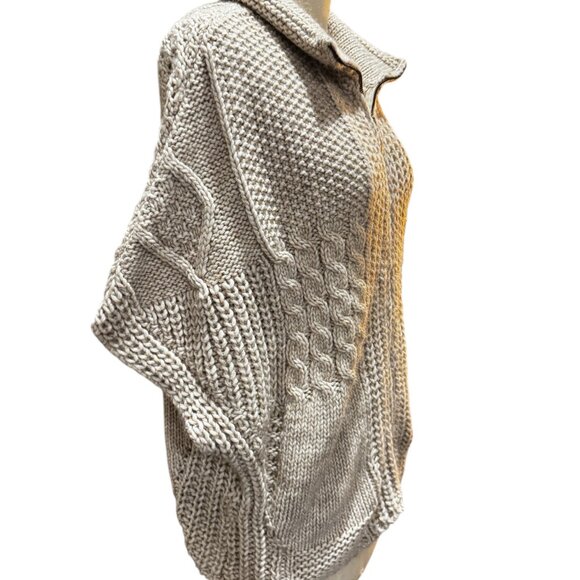 Elsamanda Made in Italy Alpaca Wool Zip Sweater – Anthropologie – One Size - Picture 5 of 6